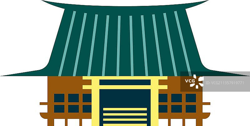 平风格神社图片素材