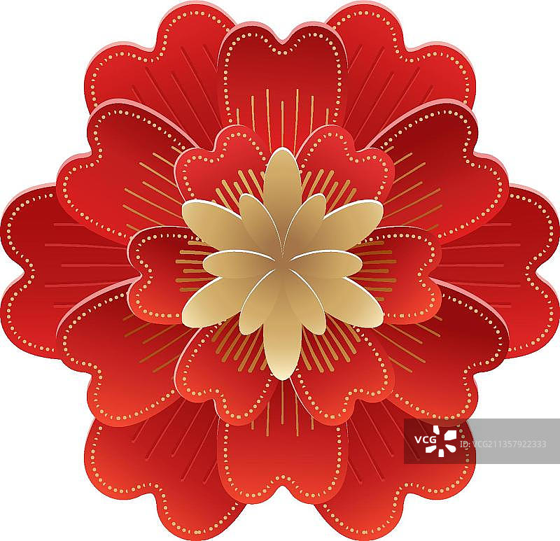 红色大丽花图片素材