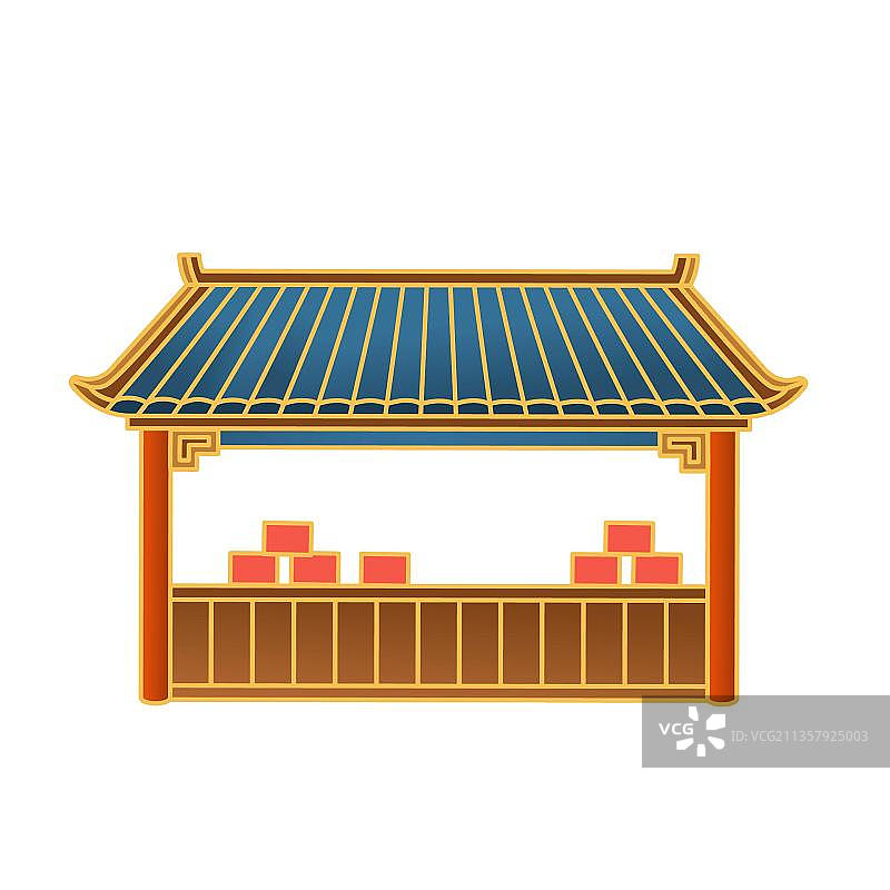 中国传统礼品摊图片素材