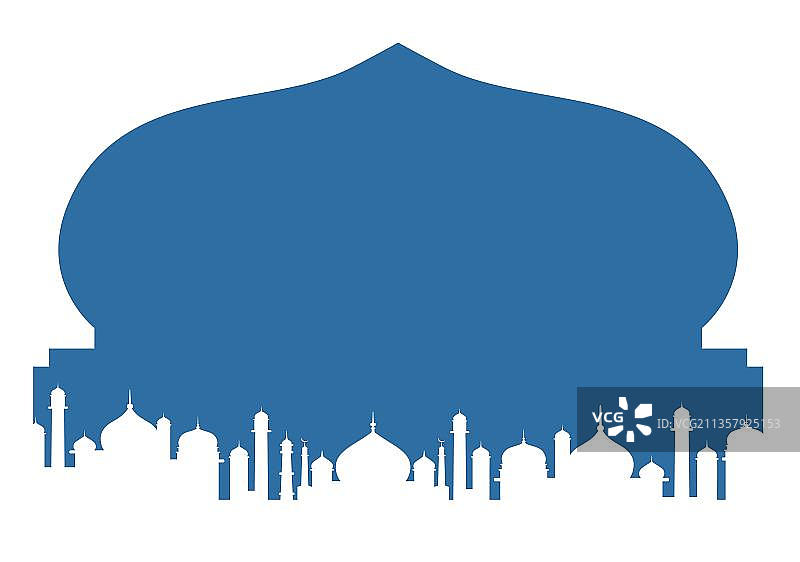 中东风格的城市剪影图片素材
