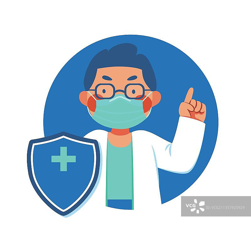 疫情期间医生的宣传图片素材