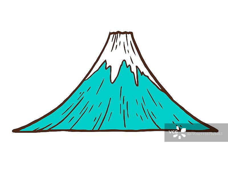 美丽的富士山图片素材