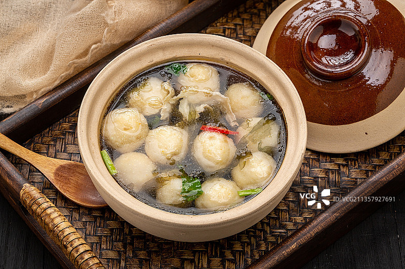 鱼丸汤图片素材