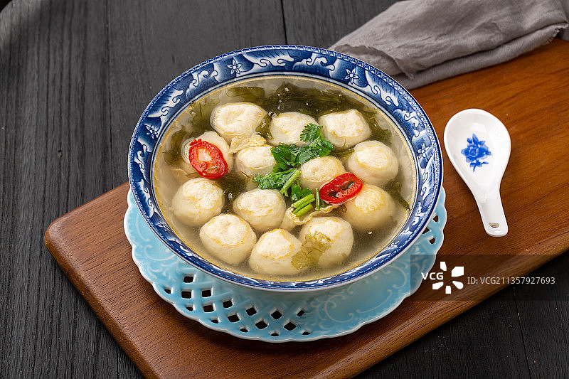 鱼丸汤图片素材