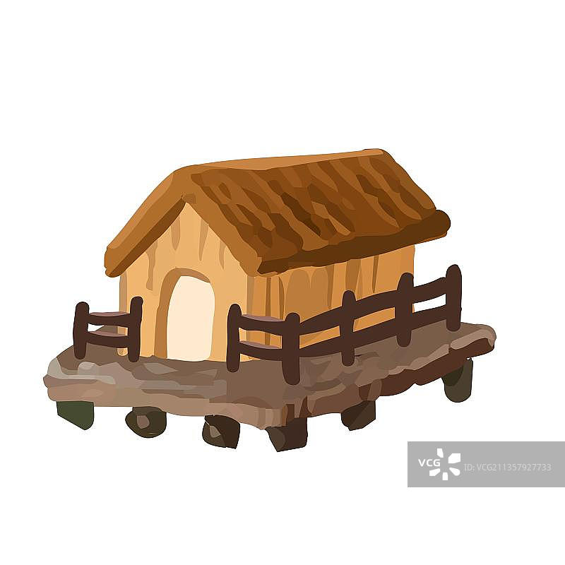 海滨别墅图片素材