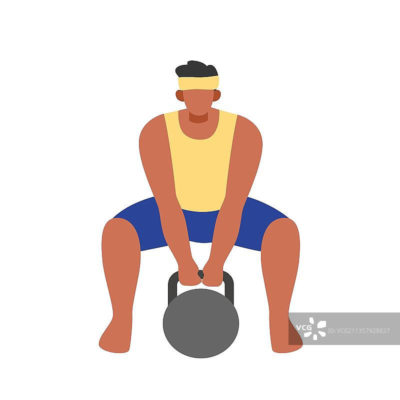 训练kettlebell图片素材