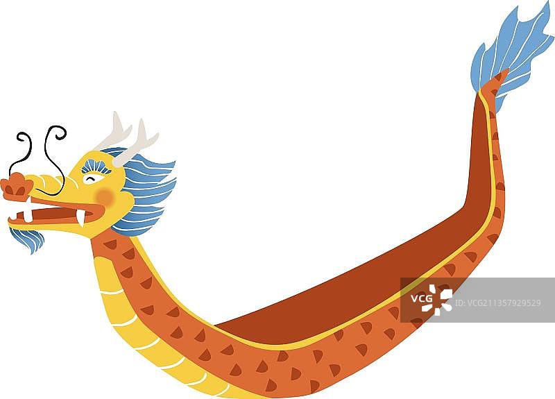 中国传统的龙舟象征图片素材