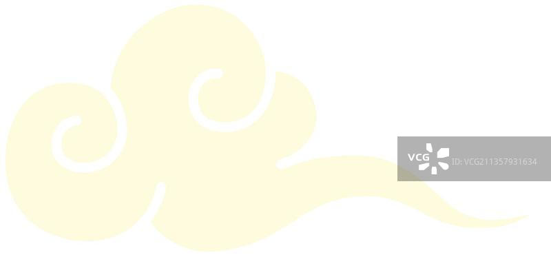 米色吉祥云图片素材