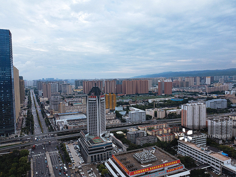 太原 万柏林区 迎泽大街 迎泽大桥 和平南路 博物院 汾河图片素材