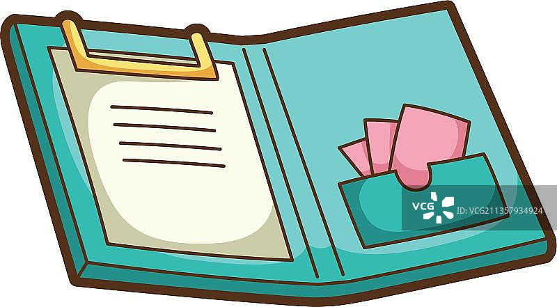 卡通剪贴板图片素材