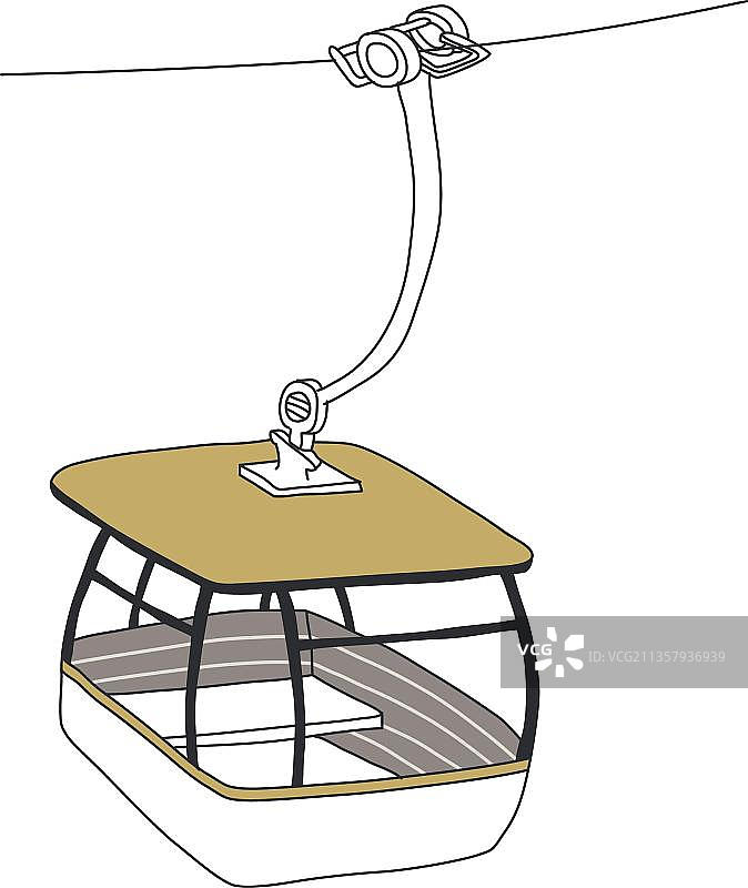 手拉缆车图片素材