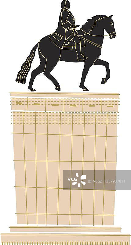 卡通纪念碑图片素材