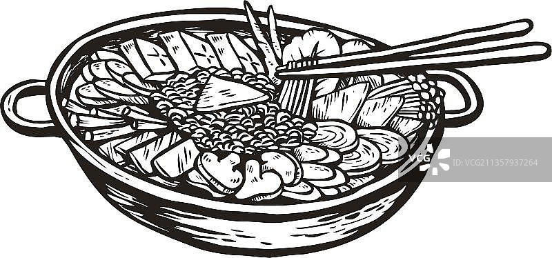 卡通 jjigae图片素材