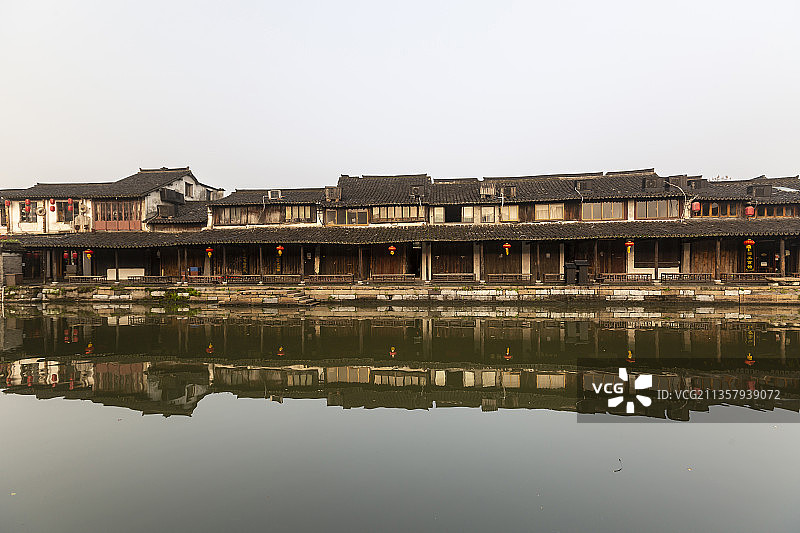 江南水乡：浙江嘉兴西塘古镇图片素材