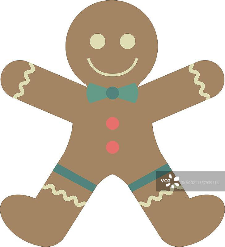 可爱的姜饼人图片素材