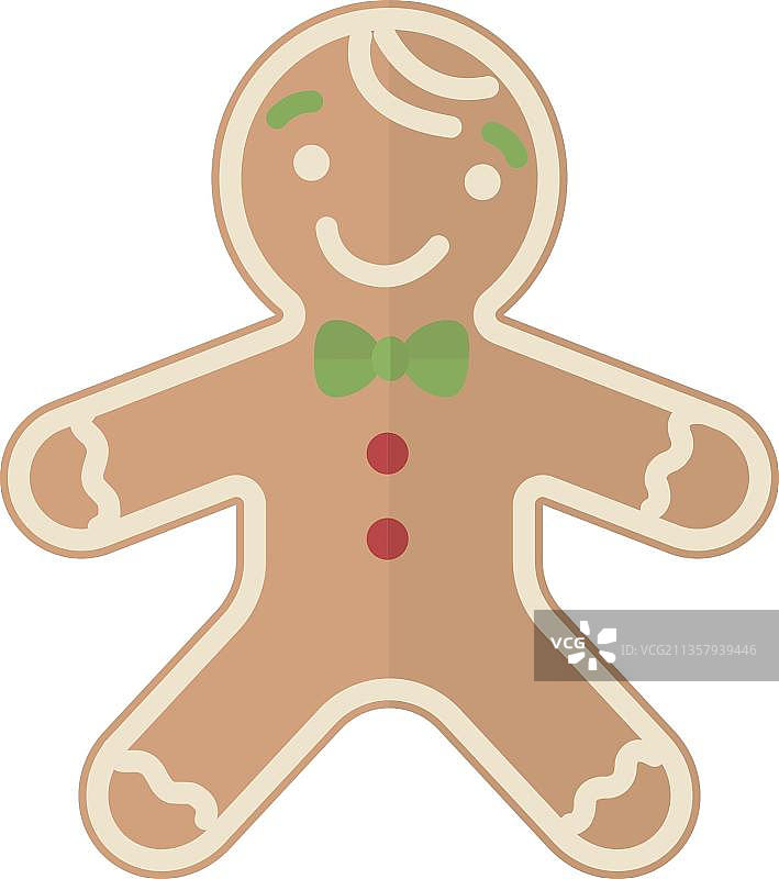 可爱的姜饼人图片素材