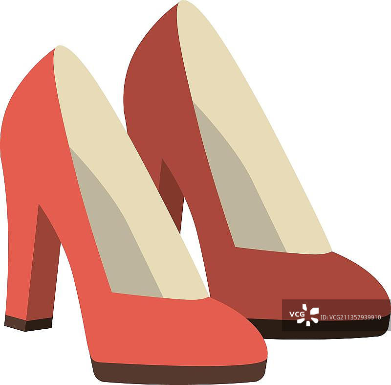 卡通高跟鞋图片素材