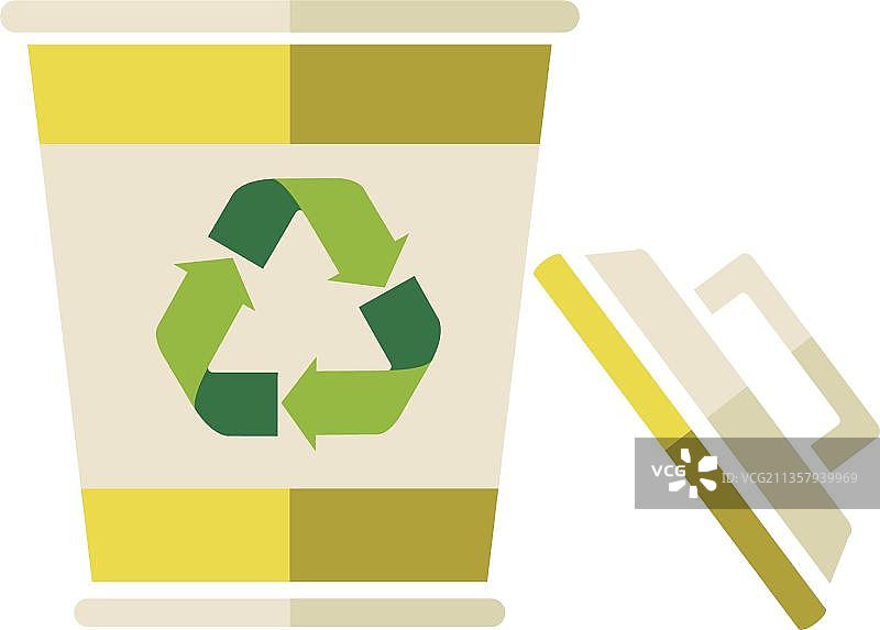 卡通可以回收图片素材