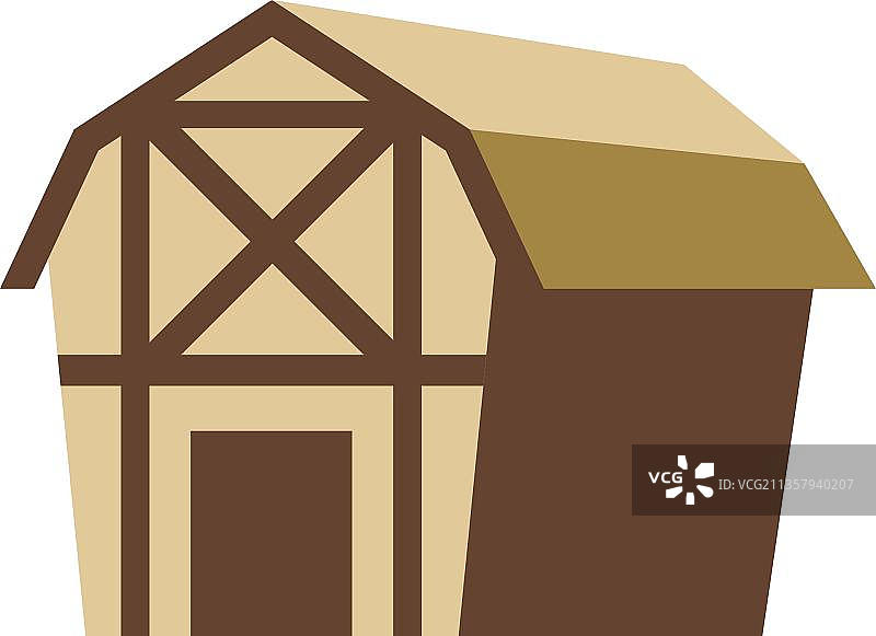 平面设计的农舍图片素材