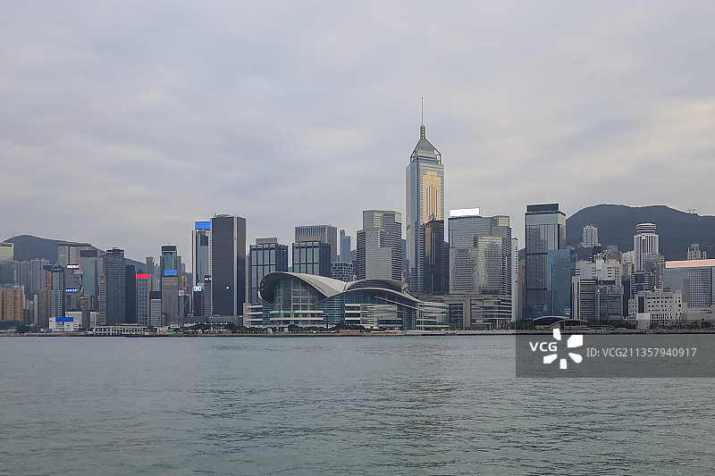 香港 中环 金钟 湾仔 会展中心图片素材