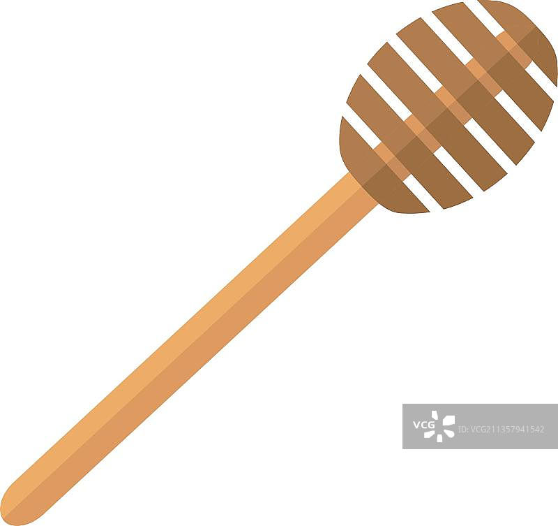 手绘蜂蜜勺图片素材