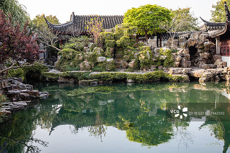 江苏苏州园林网师园图片素材