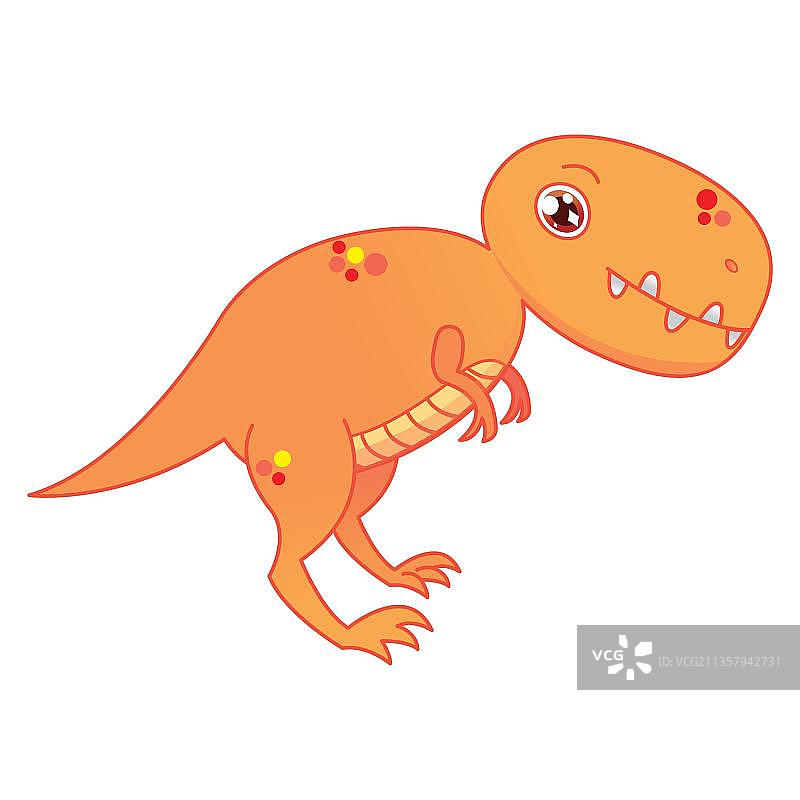 橙色暴龙图片素材