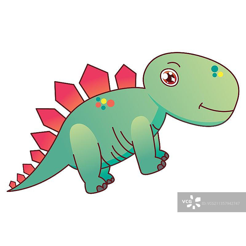 绿色剑龙图片素材