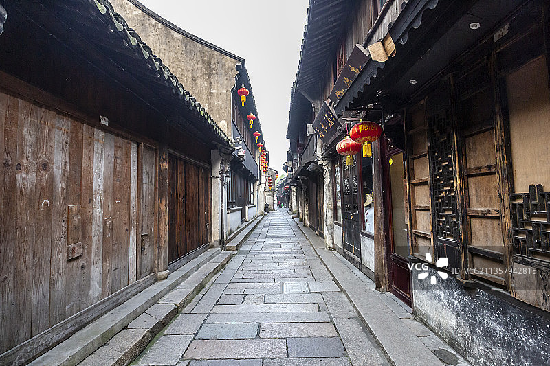 江南民居：浙江嘉兴西塘古镇图片素材