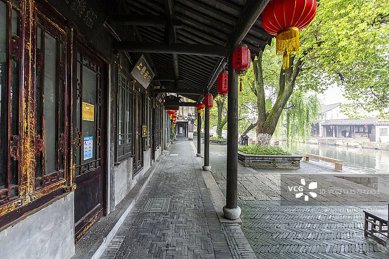 江南民居：浙江嘉兴西塘古镇图片素材