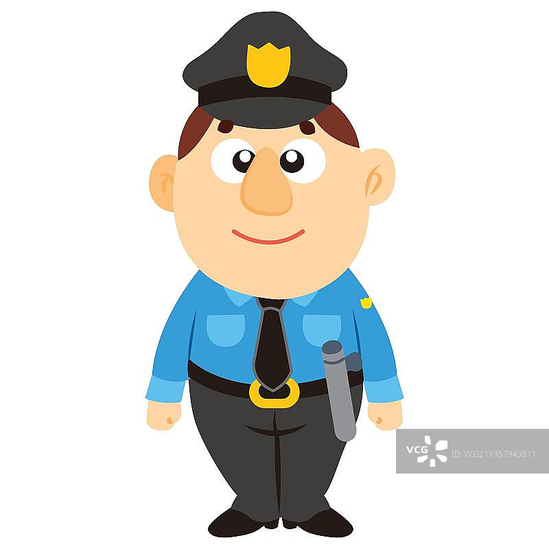 站在警察图片素材