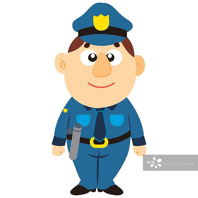 站在警察图片素材