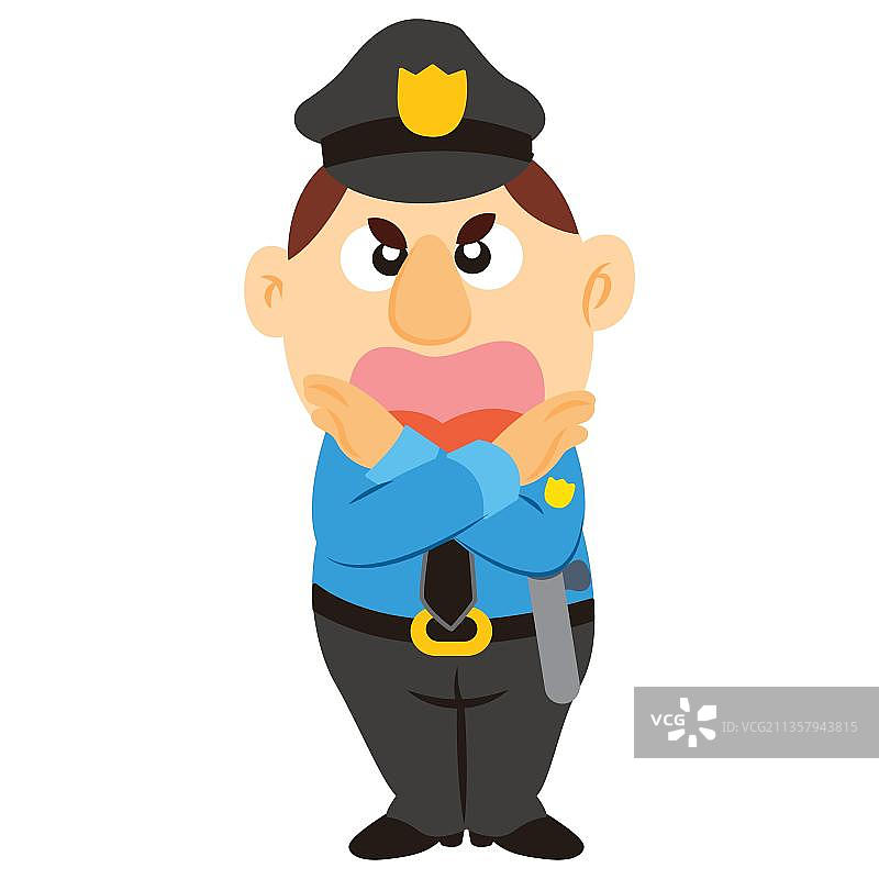 警察说不图片素材