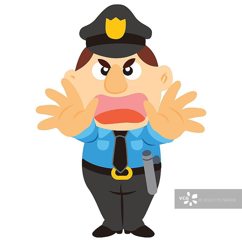 喊警察图片素材