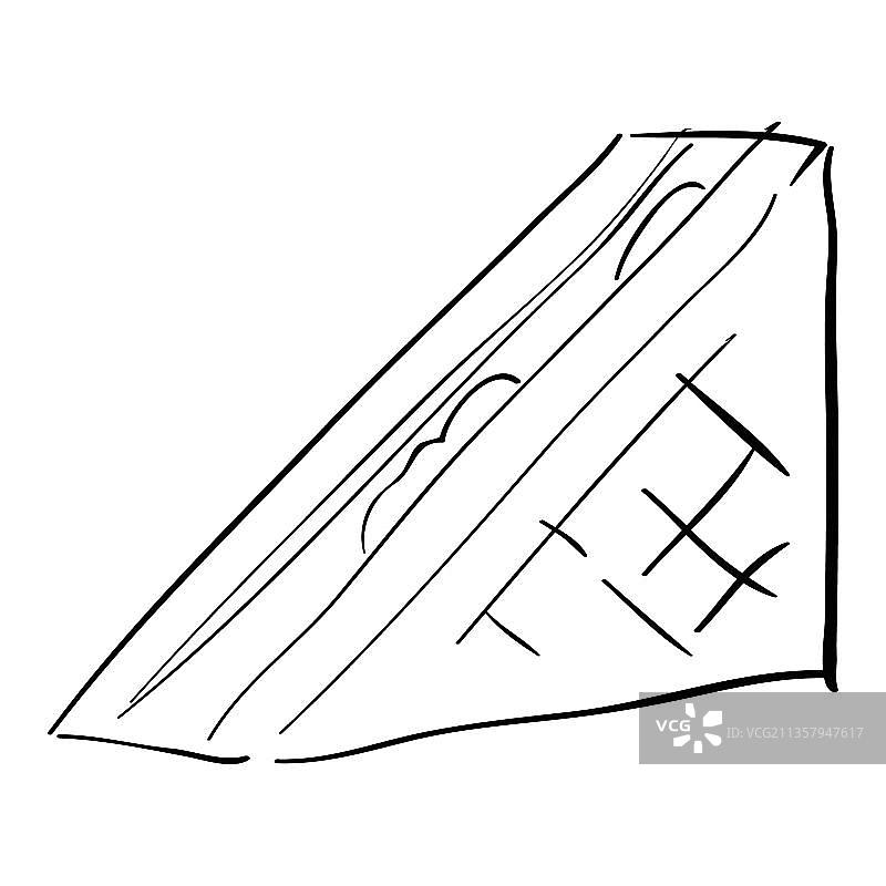 总汇三明治在排队的风格图片素材