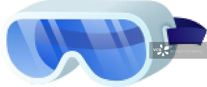 蓝色潜水镜图片素材