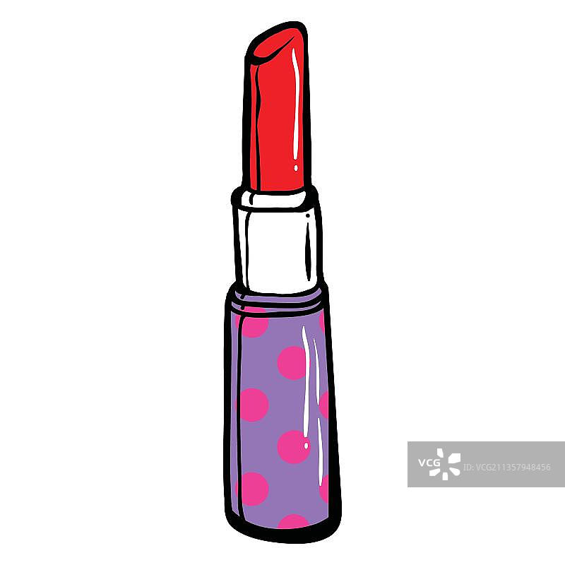 红色的口红图片素材