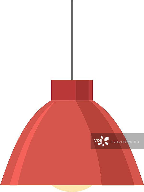 红色的吊灯图片素材