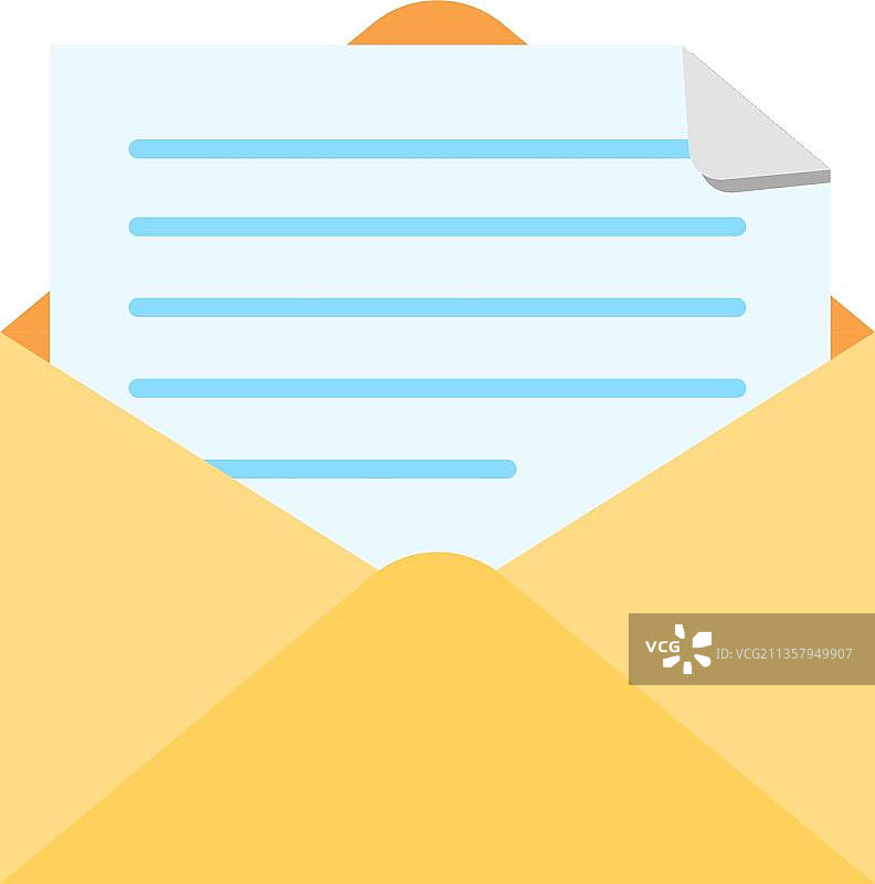 公开信信封图片素材