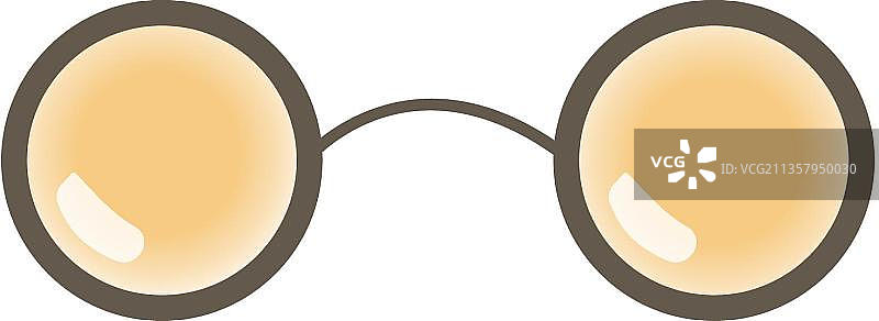 圆的眼镜图片素材