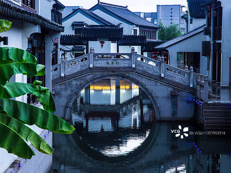 江苏省苏州市吴中区-甪直古镇图片素材