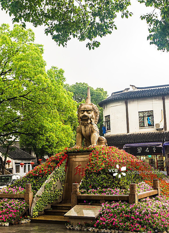 江苏省苏州市吴中区-甪直古镇图片素材