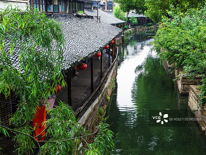 江苏省苏州市吴中区-甪直古镇图片素材