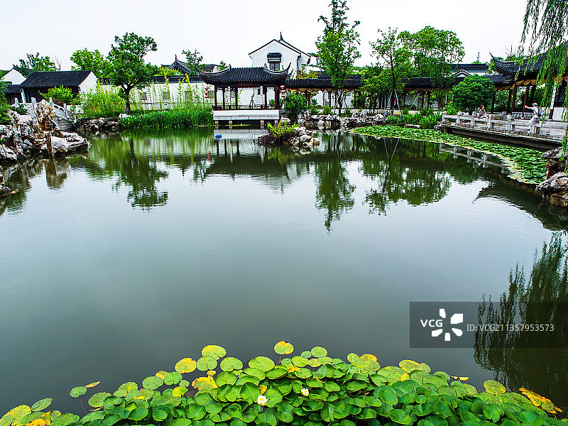 江苏省苏州市吴中区-甪直古镇图片素材