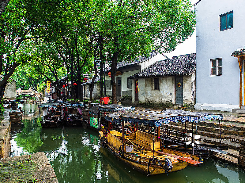 江苏省苏州市吴中区-甪直古镇图片素材