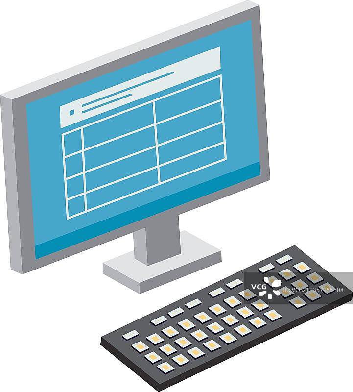 等距的电脑图片素材