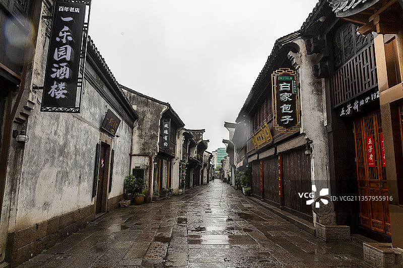 浙江嘉兴月河历史街区图片素材