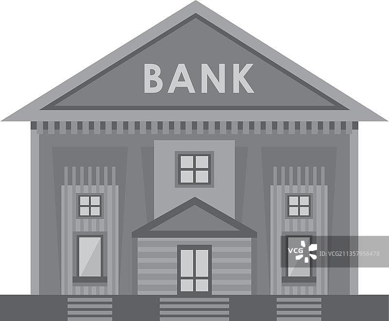 平风格银行图片素材
