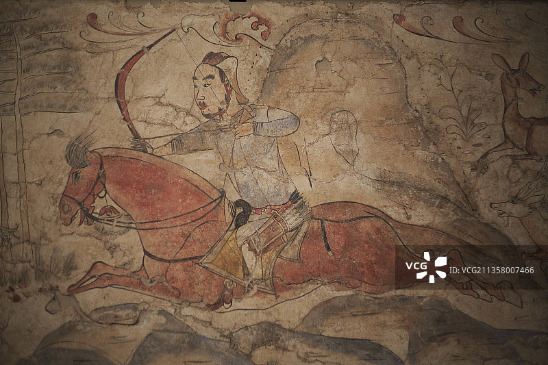 华夏之华，展览，考古，清华大学艺术博物馆，壁画图片素材