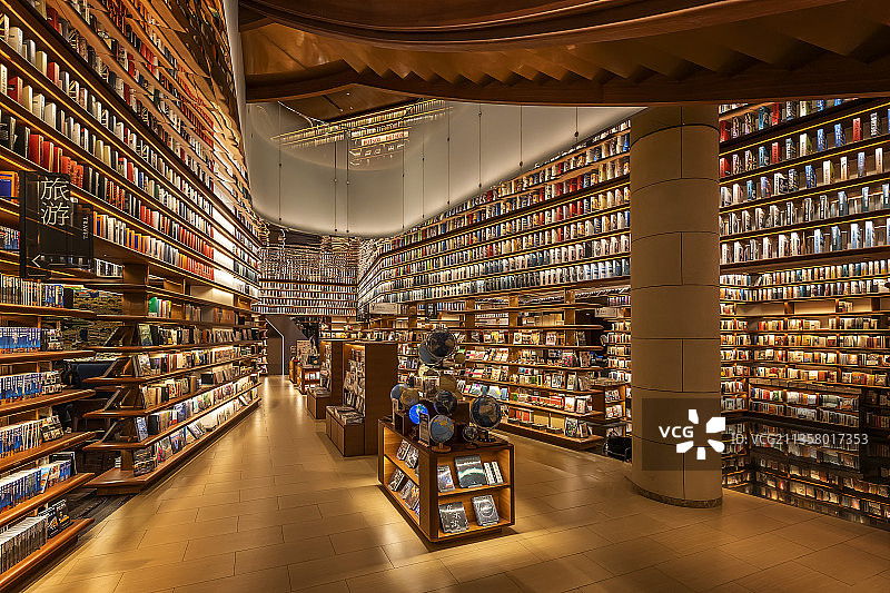 西安言又几茑屋书店图片素材